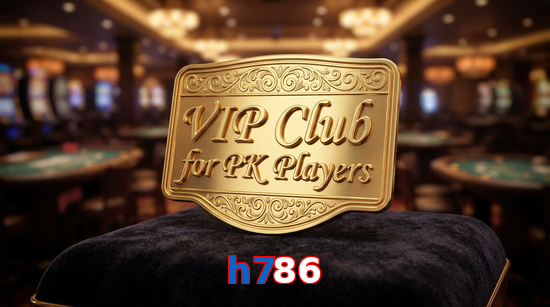 Main screen of H786 vip page for PK players